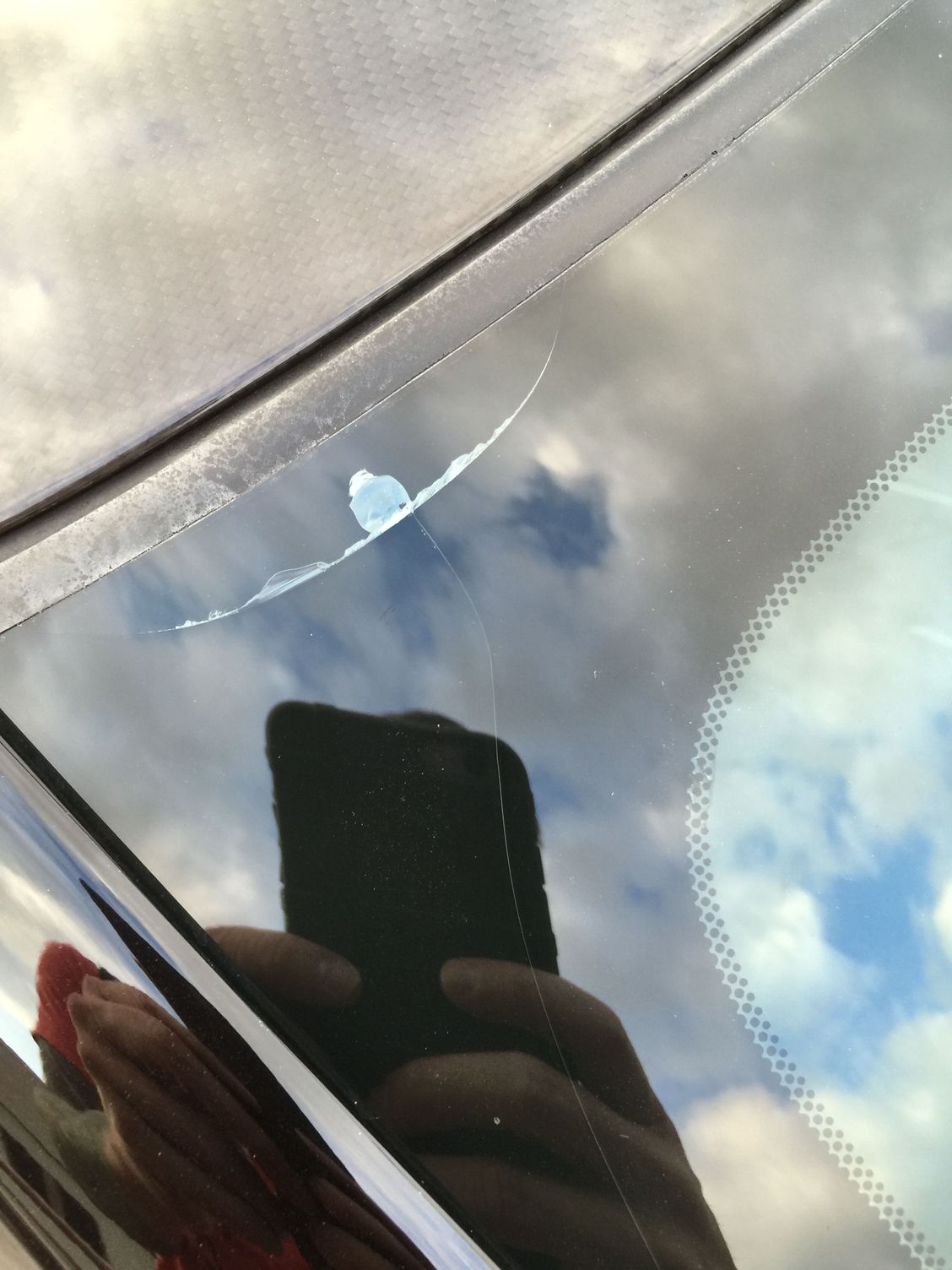 Windshield stress crack (warrantied) - CorvetteForum - Chevrolet ...