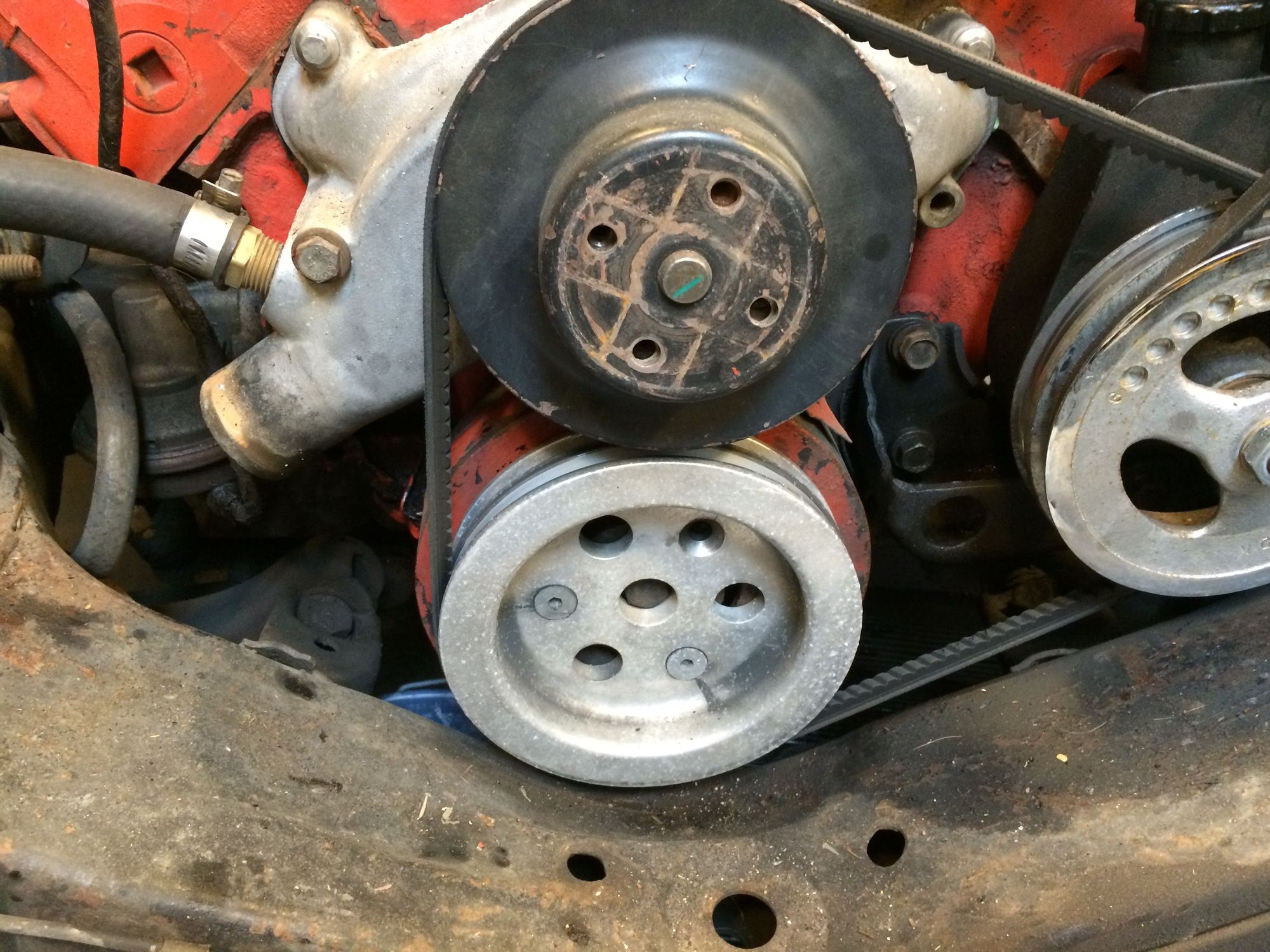 1969 belts/pulleys identification and squeak CorvetteForum