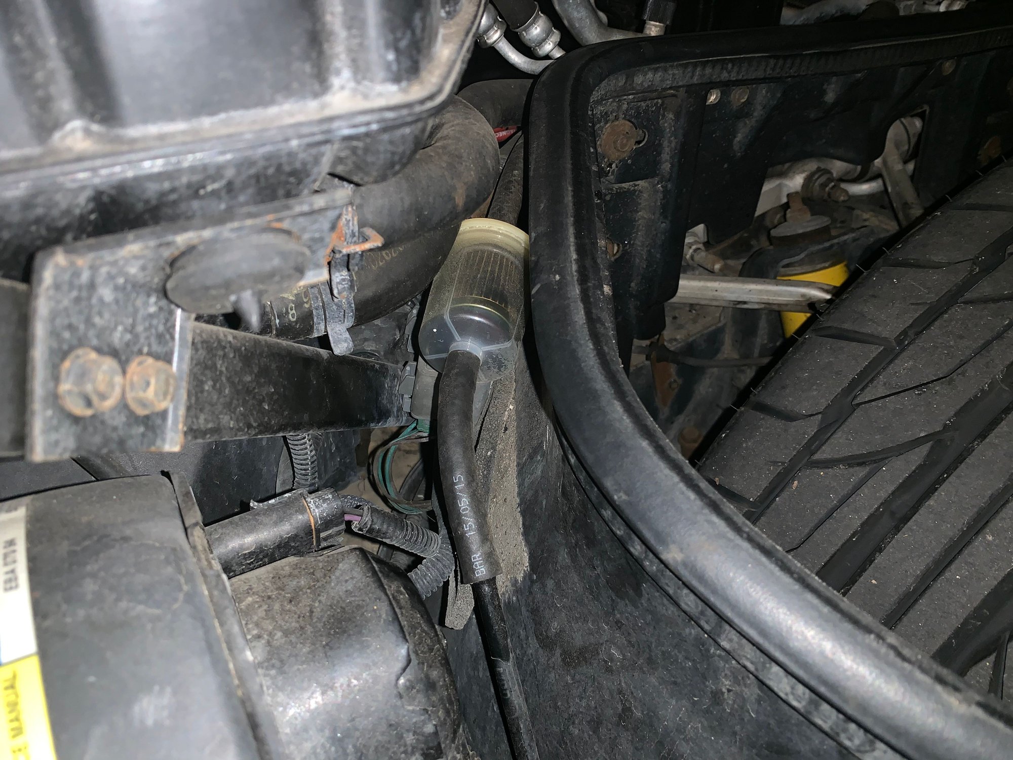 Fuel return line filter? CorvetteForum Chevrolet Corvette Forum