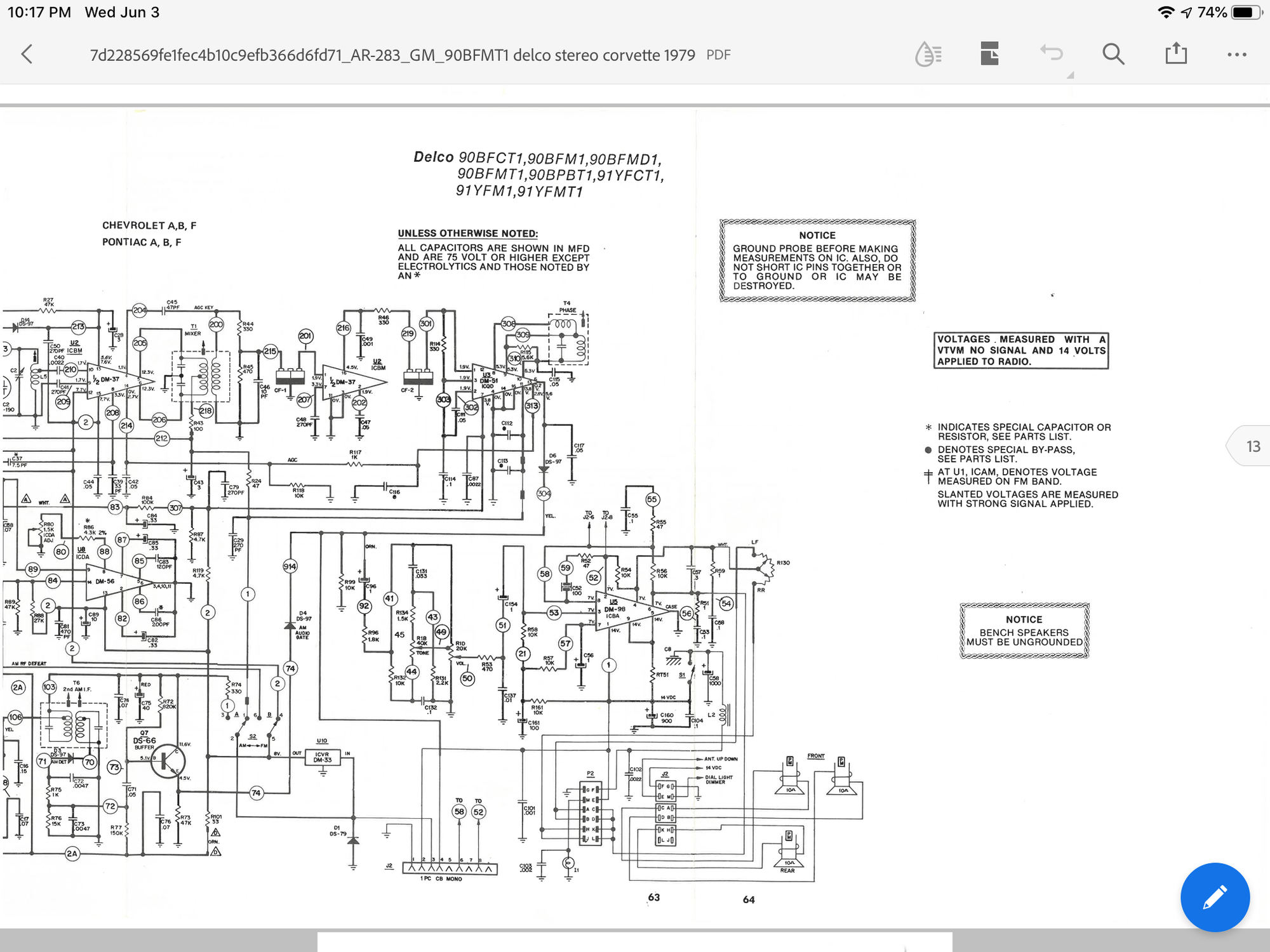 1979 AM/FM Cassette Radio wiring question - CorvetteForum - Chevrolet