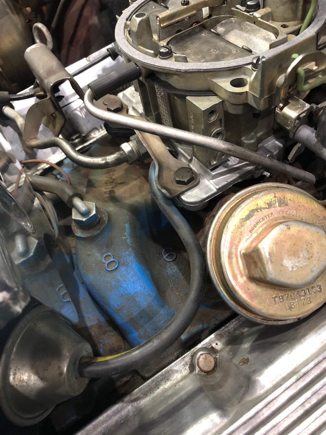 1977 L48 carburetor connections - CorvetteForum - Chevrolet Corvette