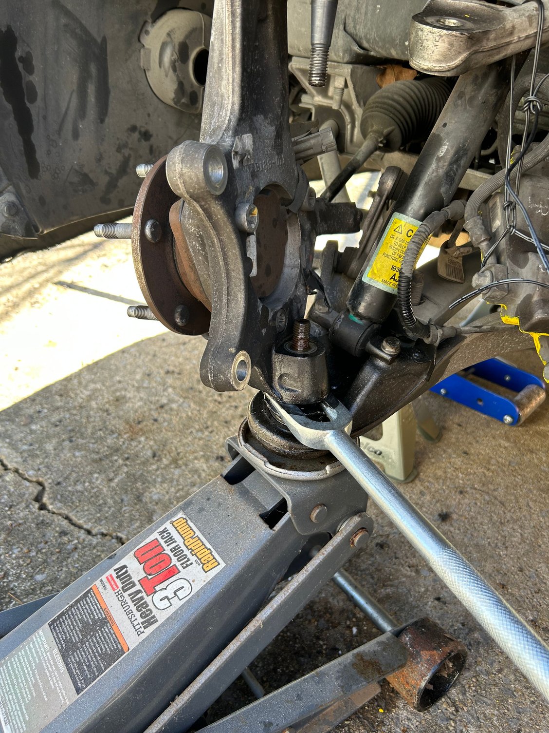 Lower ball joint stuck; need help CorvetteForum Chevrolet Corvette