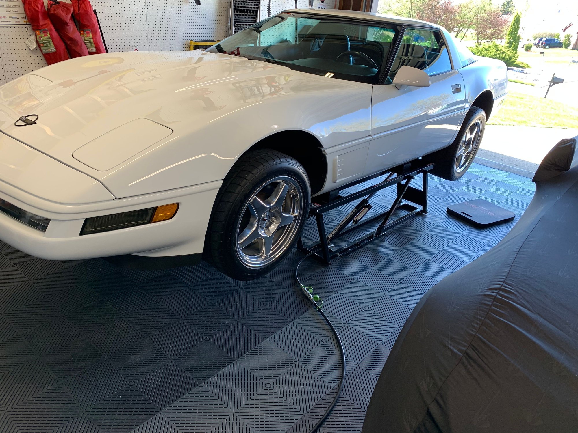 How high does quickjack 5000 lift car off the ground CorvetteForum