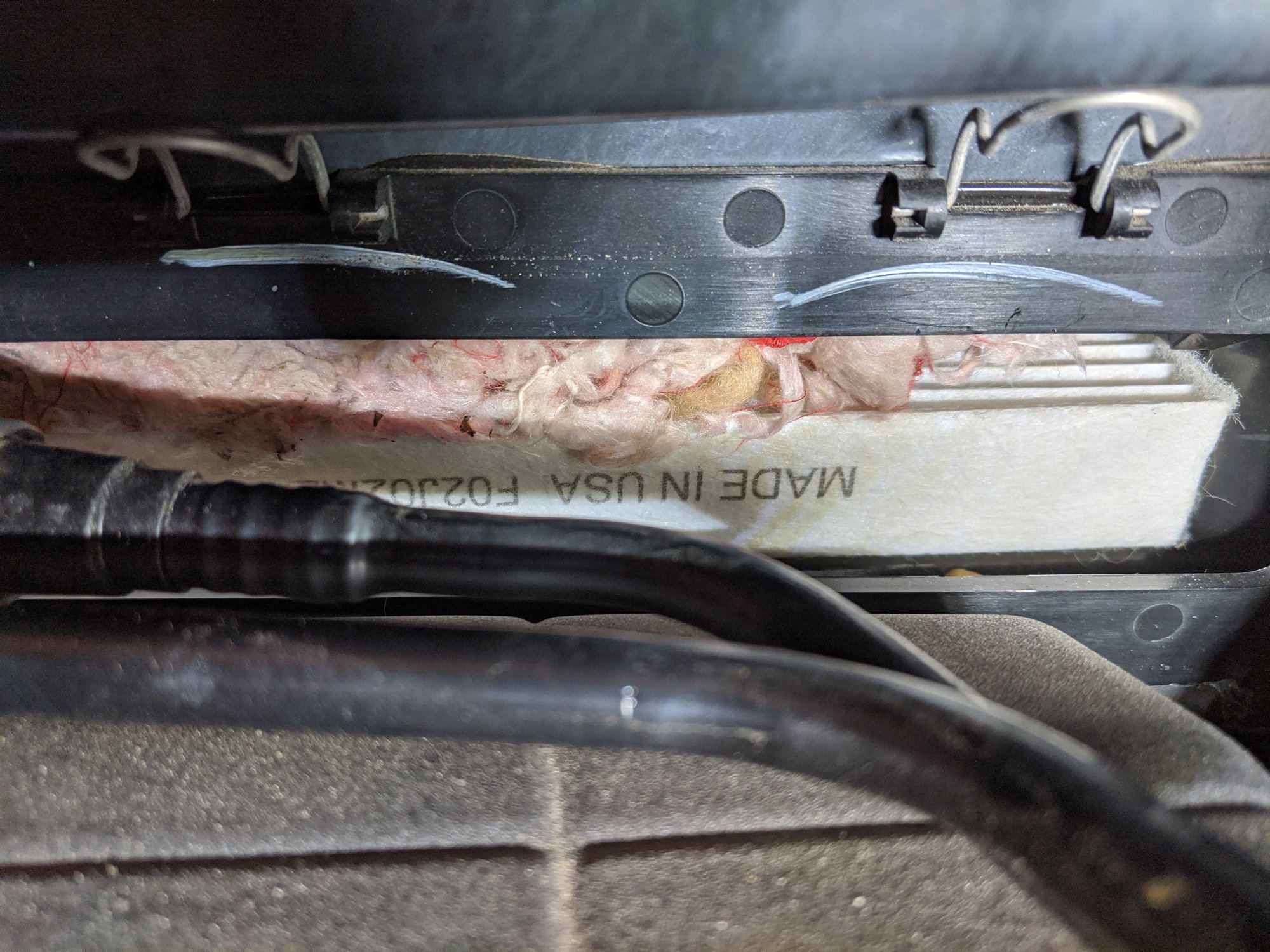 Mouse nest in 2017 Grand Sport Cabin Air Filter! CorvetteForum