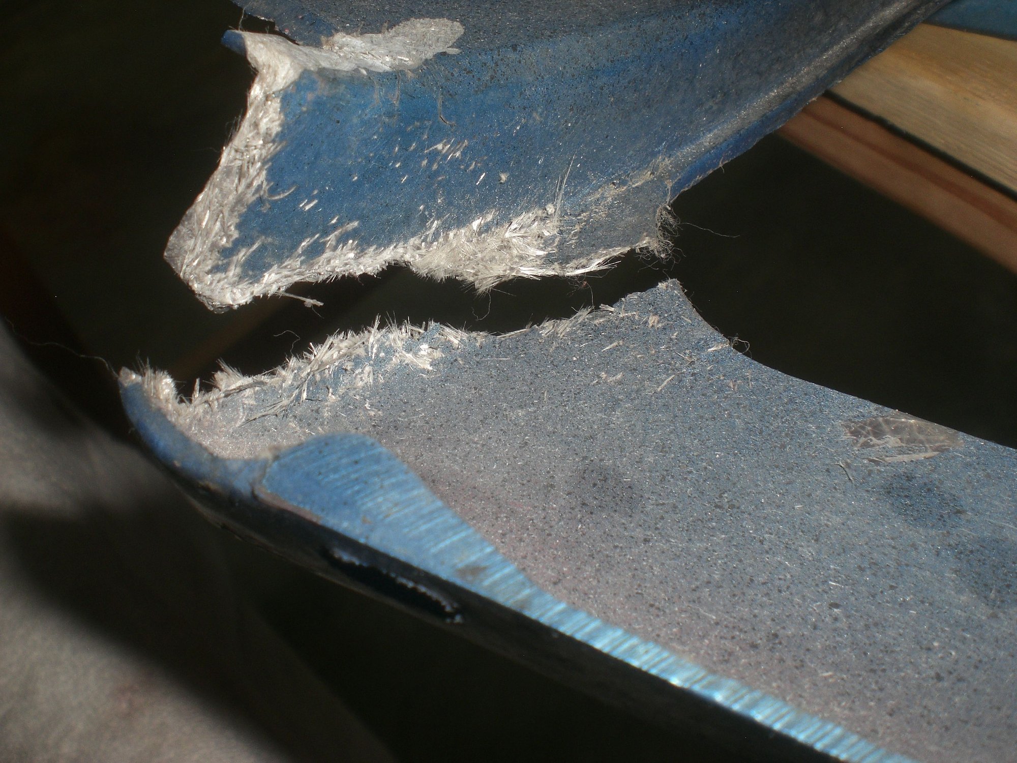 Front valance cracked through