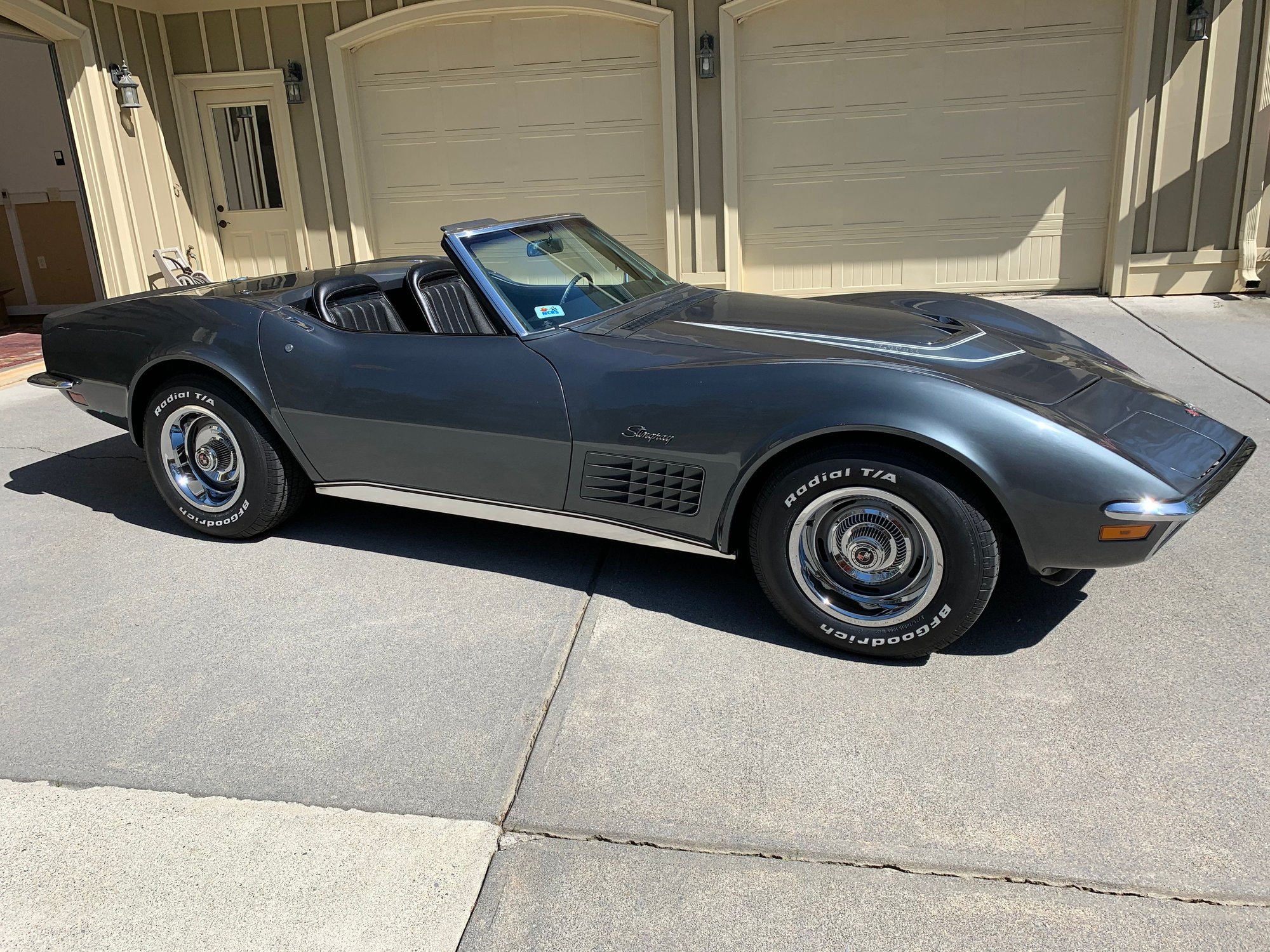FS (For Sale) 1970 Corvette LT1 convertible Laguna Gray 68k