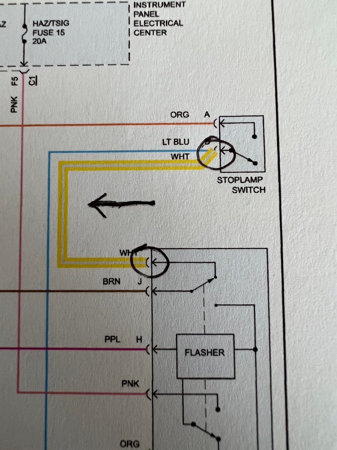 center brake light works but the other four do not. CorvetteForum