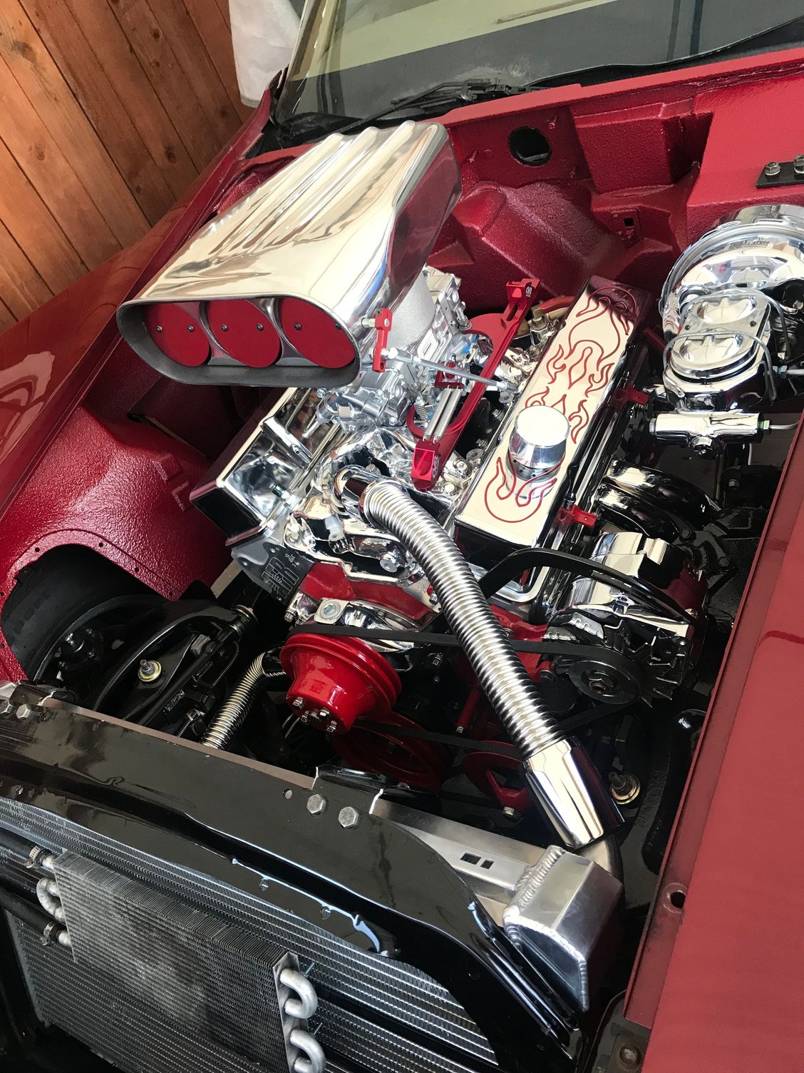 1974 with Raptor Liner Engine Bay CorvetteForum Chevrolet Corvette