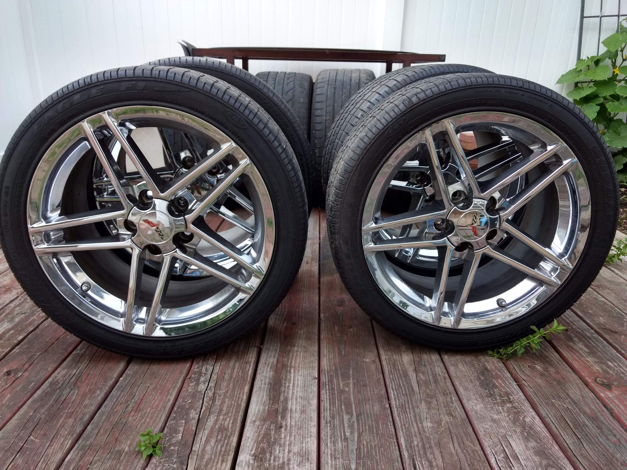 FS (For Sale) C6 Z06 Chrome OEM Wheels and Tire CorvetteForum