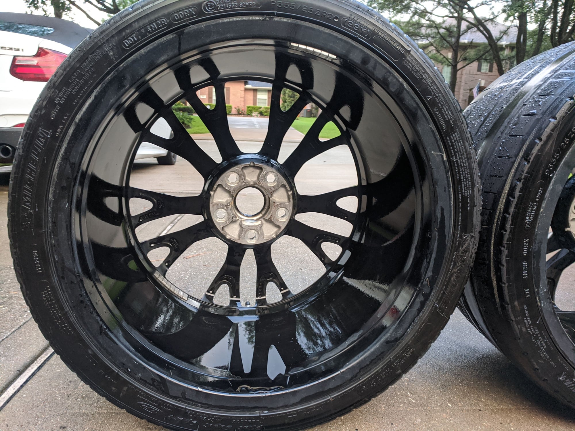 FS (For Sale) C7 Z06 Gloss Black OEM rims/wheels - CorvetteForum ...