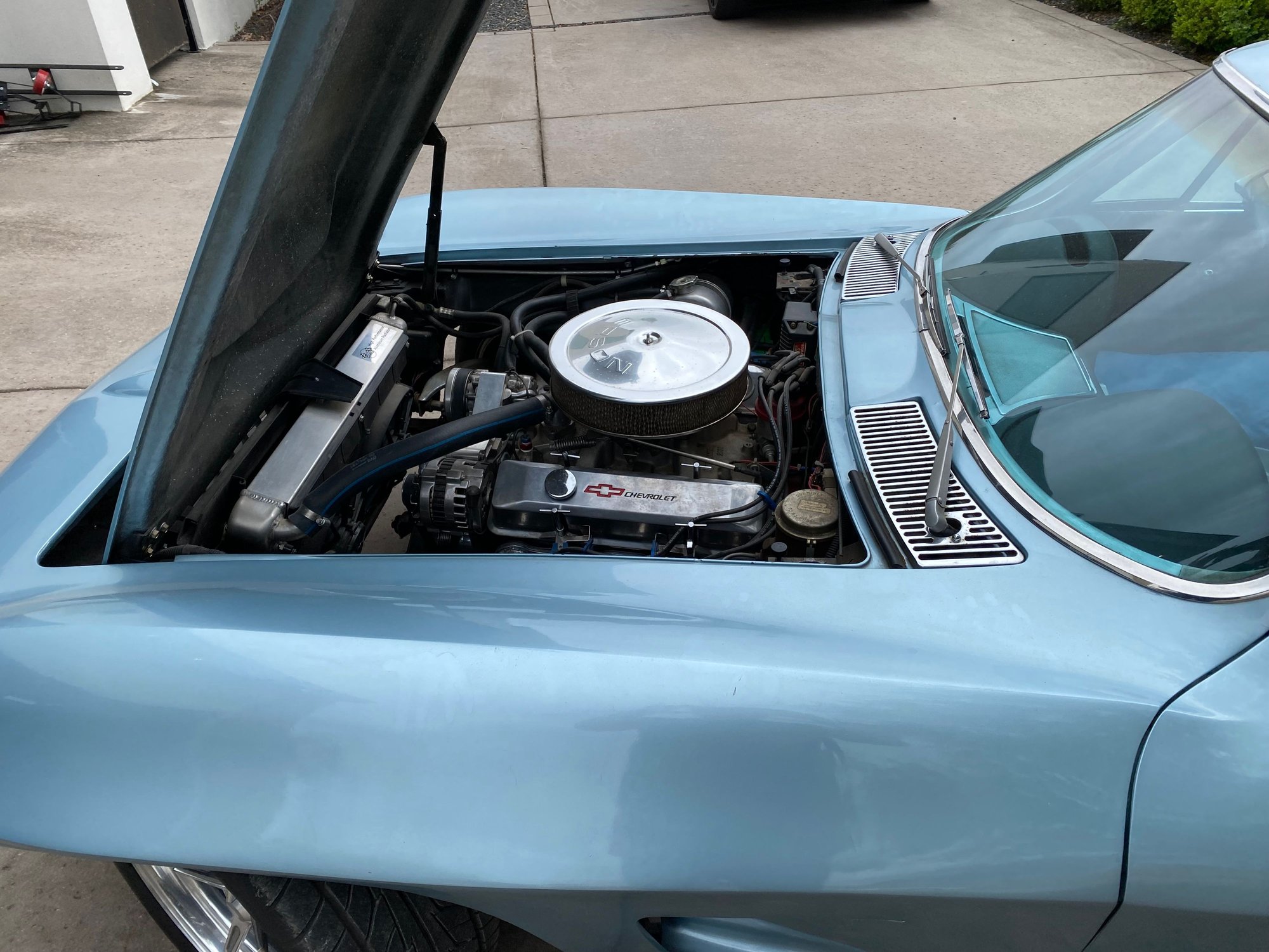 The engine bay needs a good detailing.