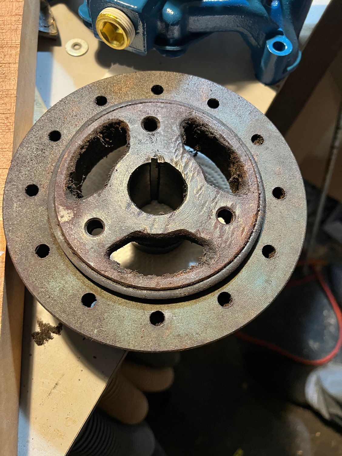 Hammer marks (probably?)