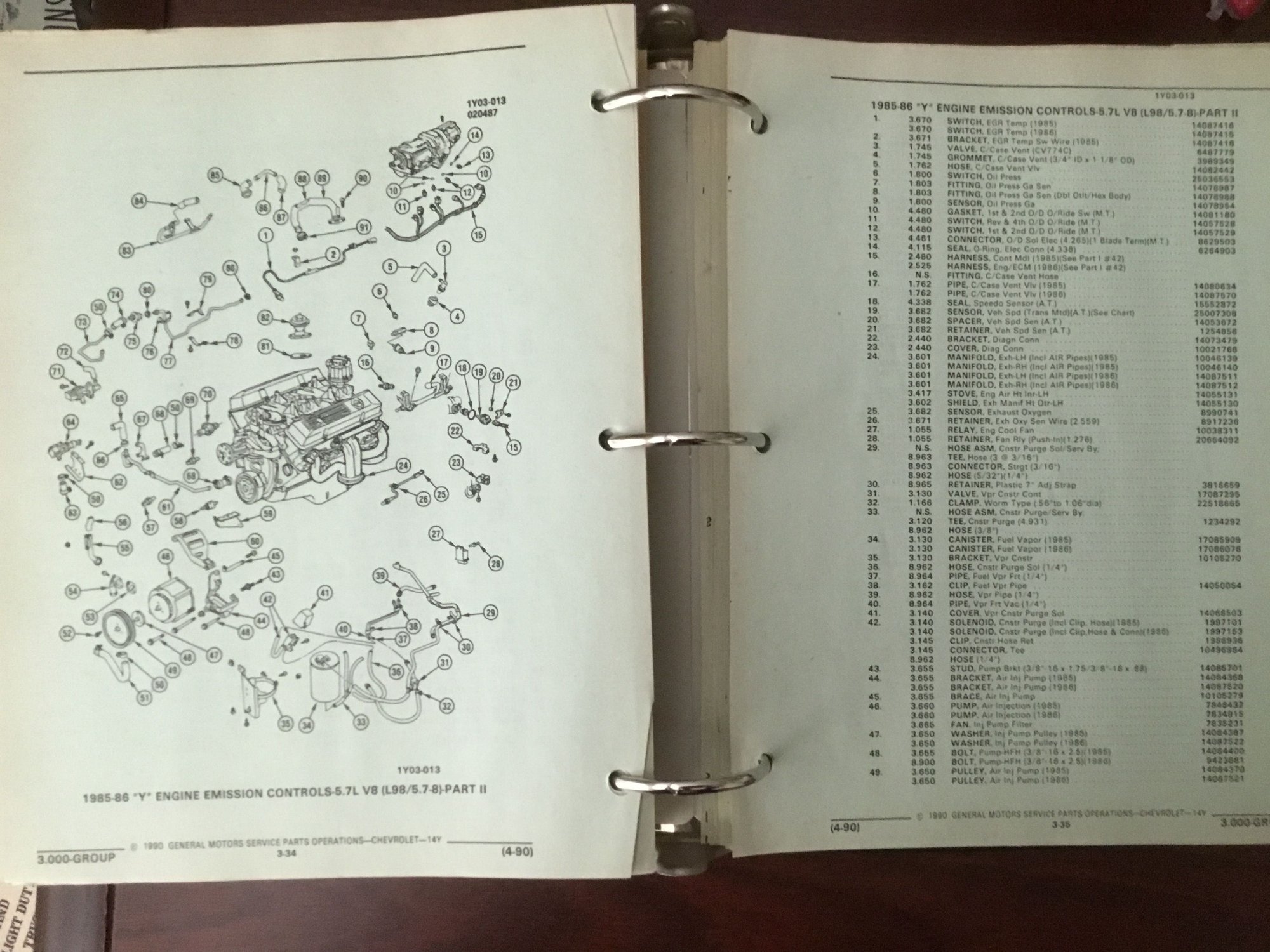 FS (For Sale) SOLD '84 Thru '90 Vette Parts Catalog CorvetteForum