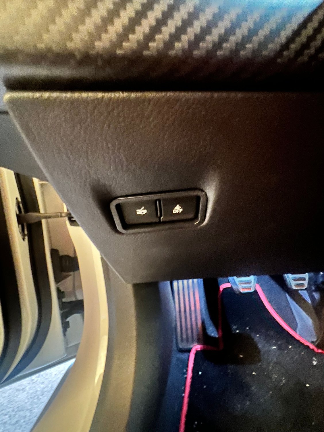 I recessed the switch with a different mount surround which recessed the switch. 