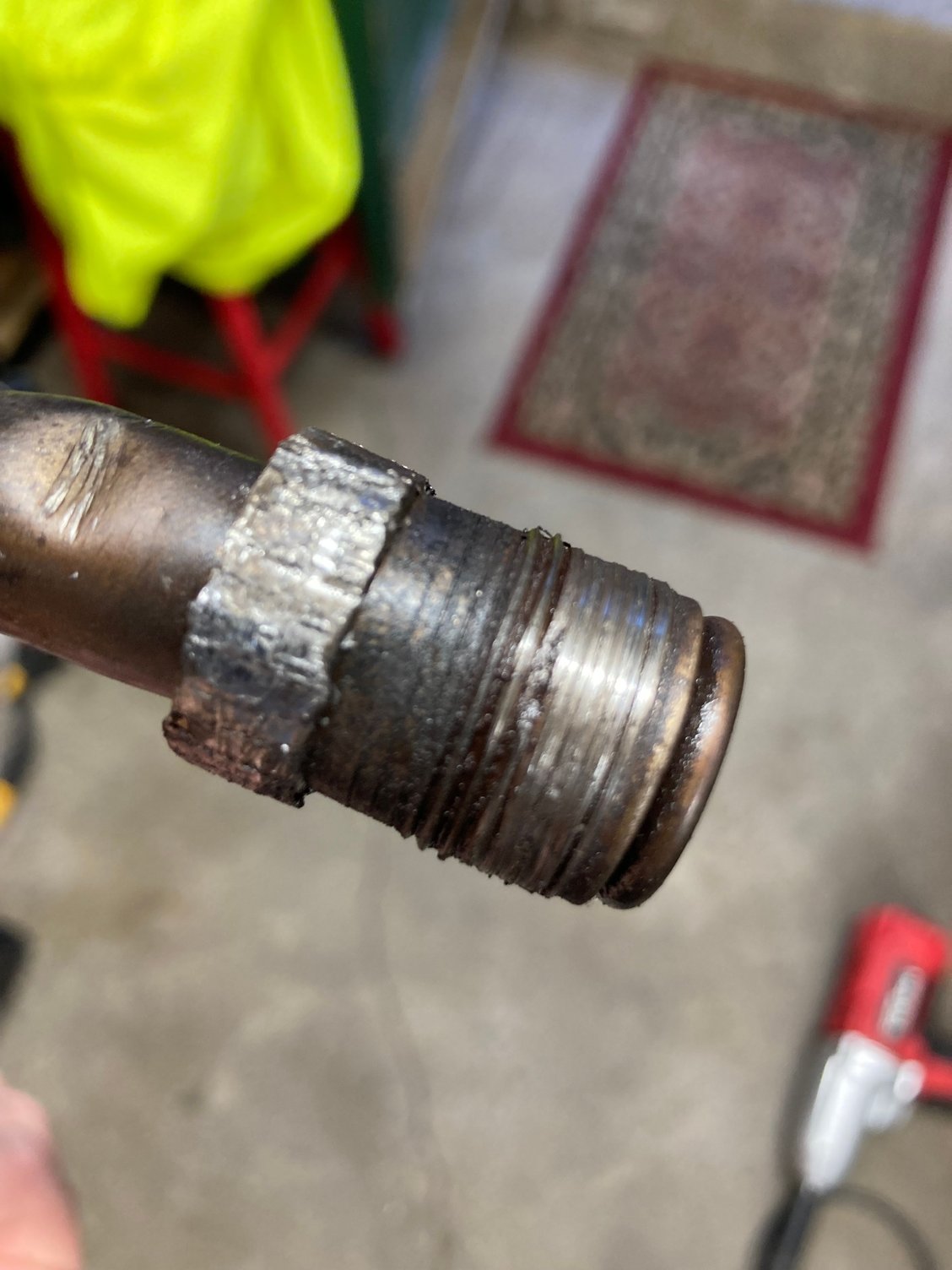 Nut is trashed, threads look stripped 