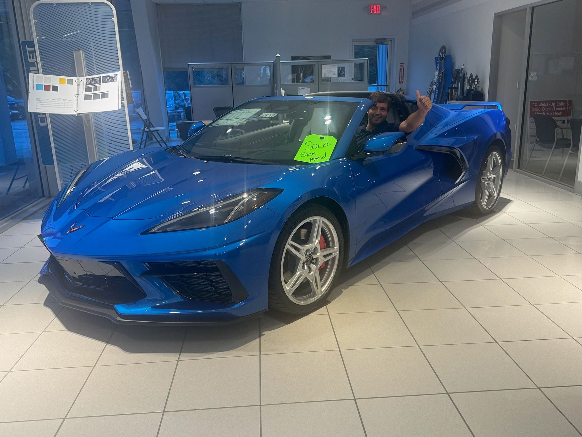 This photo was taken by the dealer a few weeks before I drove to PA to yake delivery.