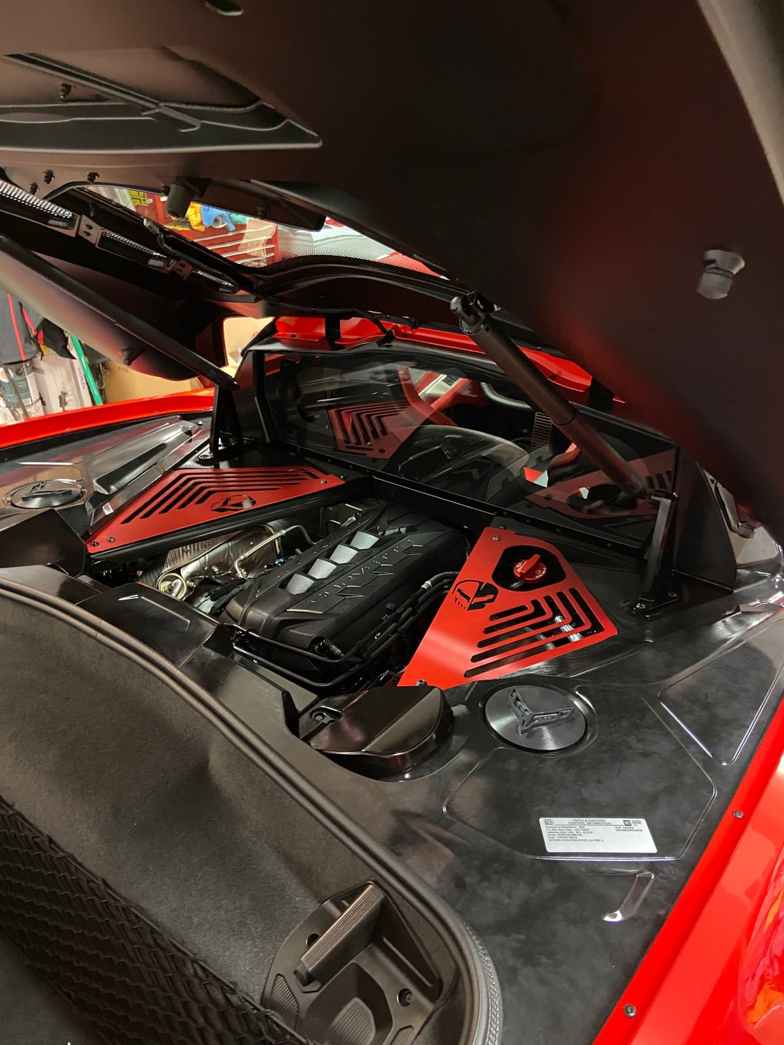 2023 Corvette C8 engine bay hard plastics - CorvetteForum