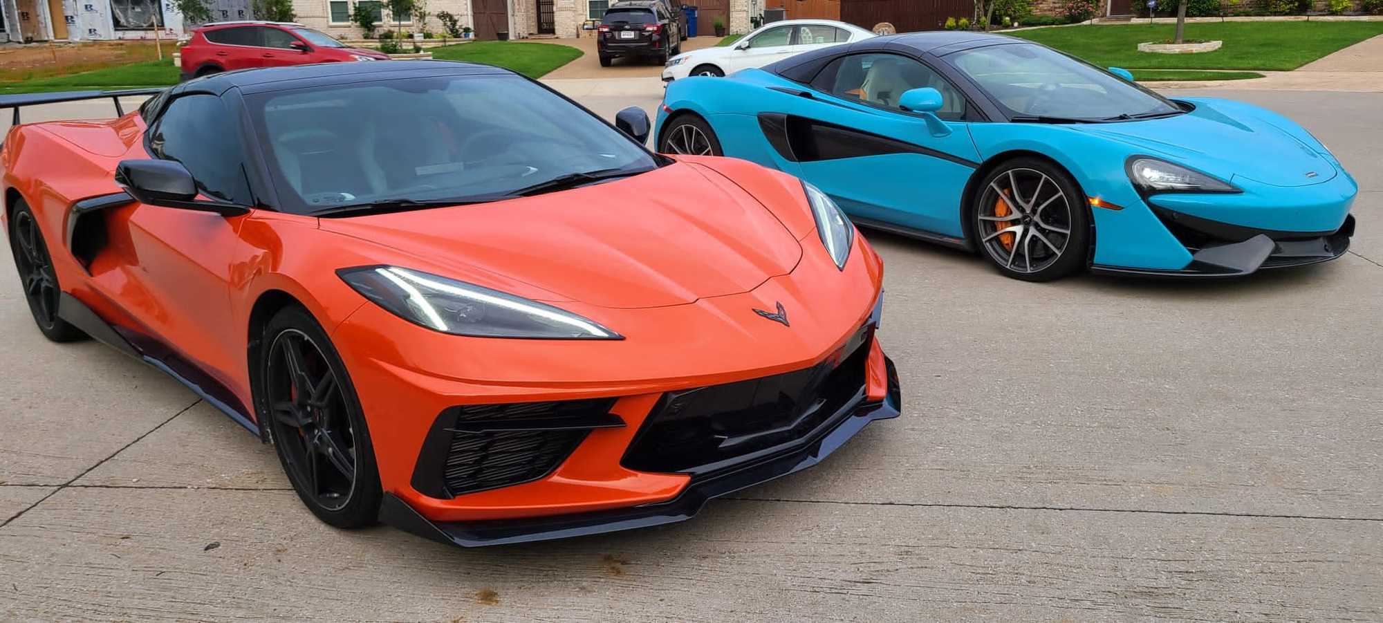 Still looks good next to a mclaren! CorvetteForum Chevrolet