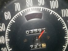 I guess it went so fast it ripped the needle off?