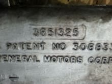 4 sp transmission casting number