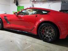 Z06 with the 20x12 rears and Michelin Super Sports