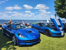Blue Shy, Blue Water and BLue Vettes!