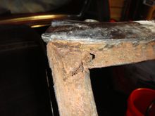 Pass Upper corner has holes