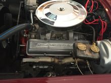 L 79 327 350 rebuilt master cylinder, alternator,  new water pump & clutch fan