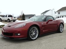 My new 2012 ZR1, I will call her Nemesis II.   Speed to the Wheels my ZR1 Friends, Speed to the Wheels!