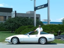 At Corvette plant in Kentucky during the 2003 50th anniversary rally