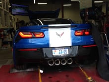 On the Vette Doctors dyno