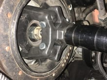 chrysler puller is incredible (highly recommend renting from autozone/oriellys. I used a short bolt and thick washers that sat on the nose of the crankshaft to push on