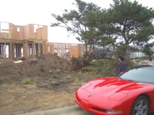 September, 2004: '98 Coupe in front of our house during construction