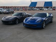 Out with the old and in with the new.
Traded in the 13 Cyber Gray Grand Sport for the 14 Laguna Blue Stingray.