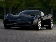 Chevrolet Stingray Concept black