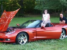 1 Hot mama with the DSOM Vette