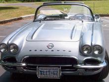 62 Vette from the front