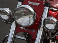 Classic 50's Indian front end.