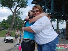 I had just got 1st in my class...i had to give her a hug!!!!!