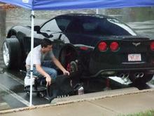 Installing the Kenne Bell Boost-A-Pump. In the rain!