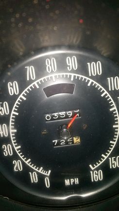 I guess it went so fast it ripped the needle off?