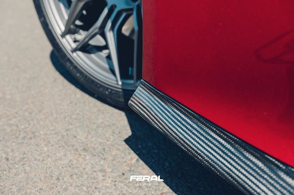 Feral Industries C8 Z06 Carbon Fiber Side Skirt