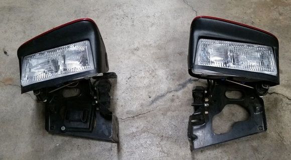 Headlight assemblies front