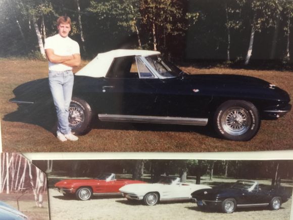 This is me age 18 in 1987 after restoring my 1964 Corvette. I sold it in 1989. Found it in 2015 and bought it back.