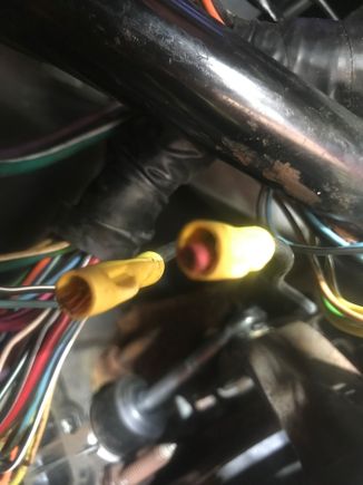 Wires cut the two but connectors