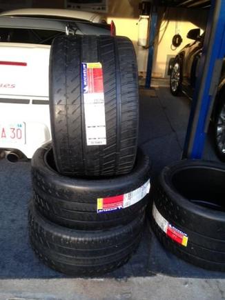new tires for GT3RS  Pilot Cup tires