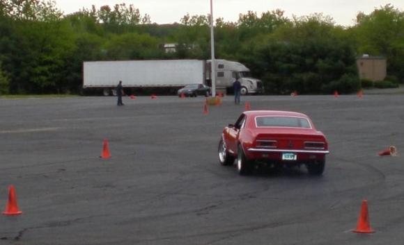 Camaro at autocross