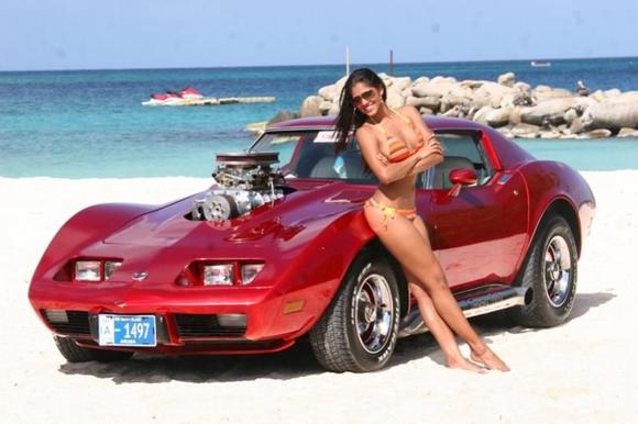 vette on beach 1