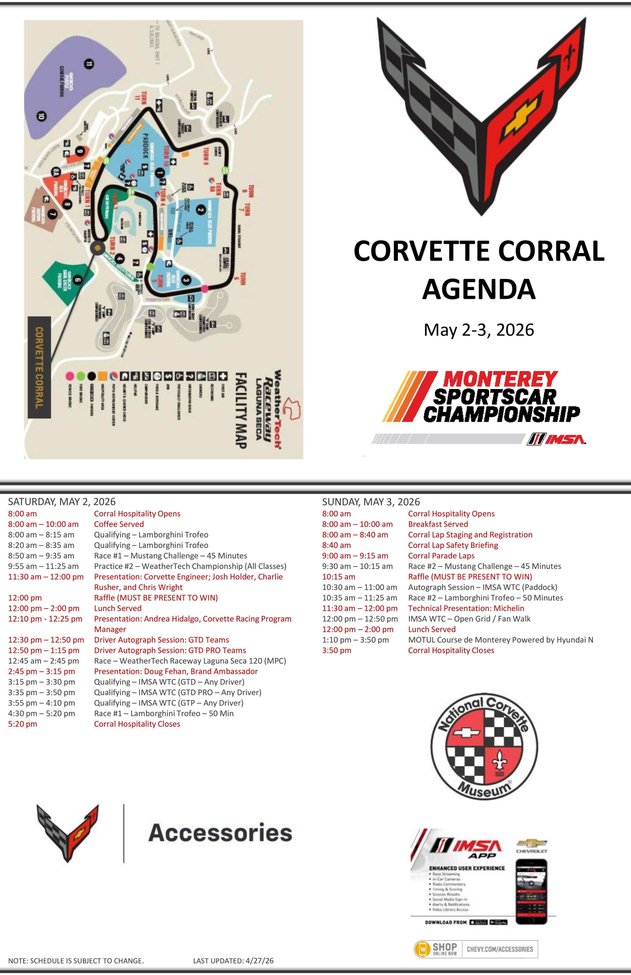 LAGUNA SECA RACE INFO