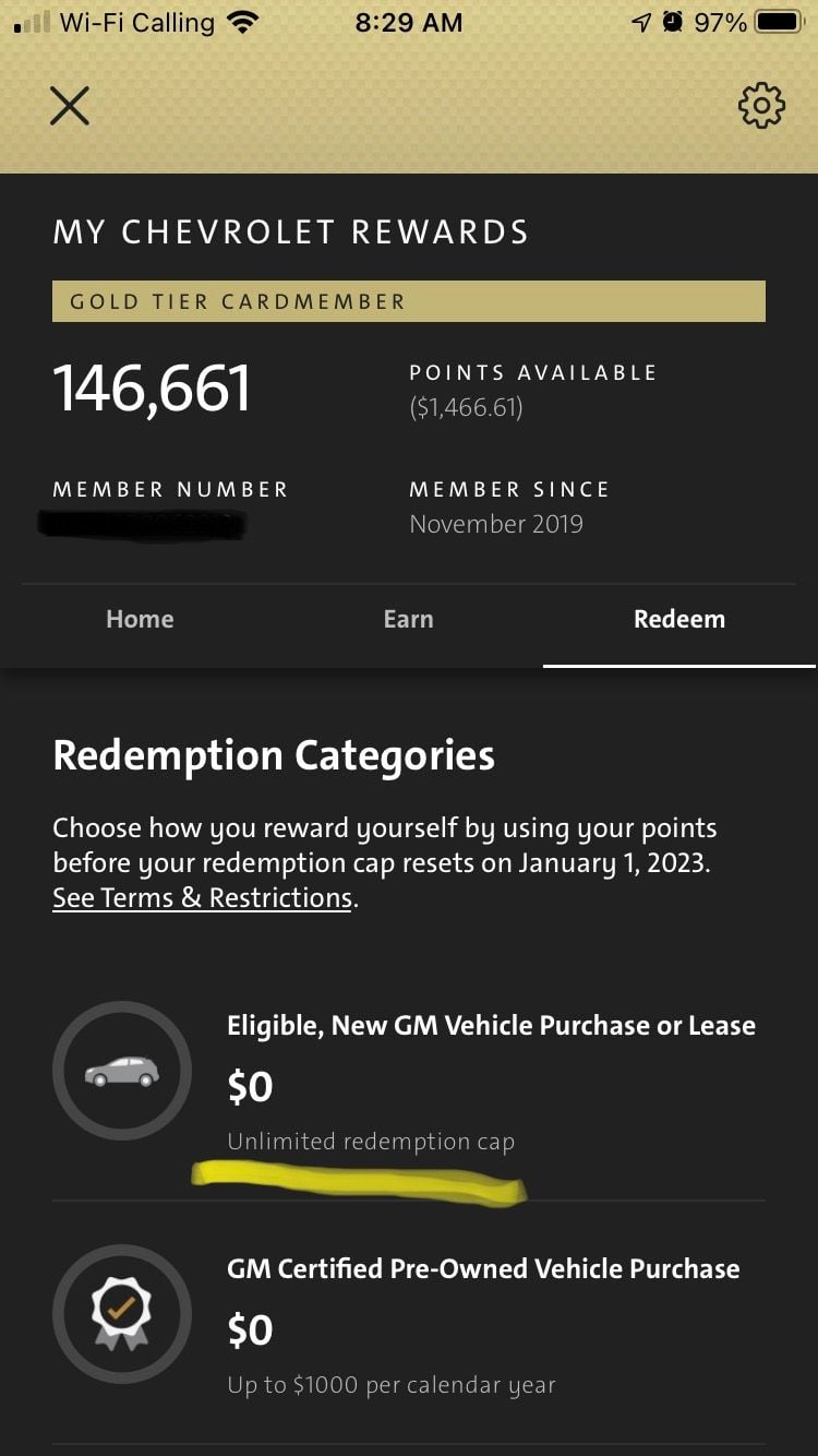 Anybody Redeemed GM Card Points Since The Marcus Changeover 